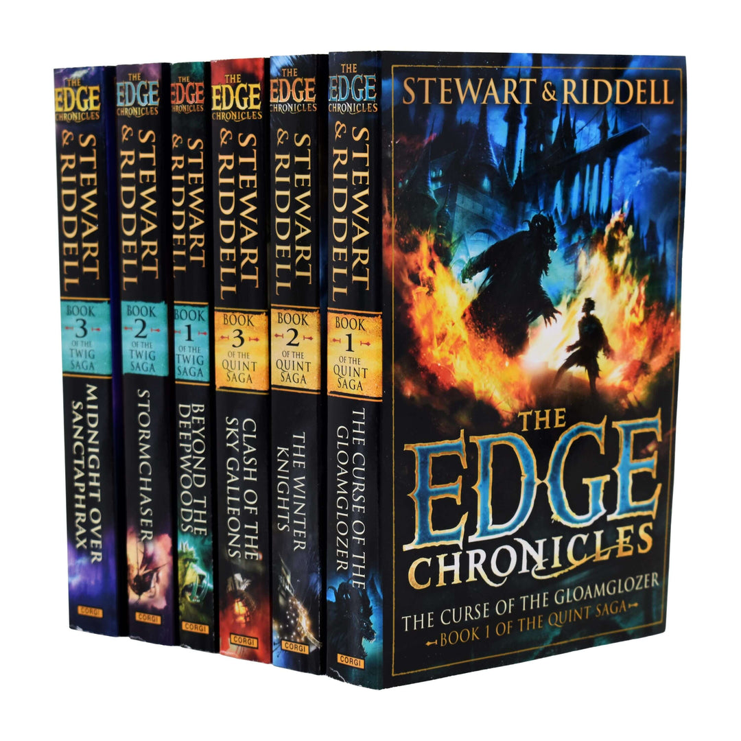 The Edge Chronicles 6 Books Set By Paul Stewart & Chris Riddell - Young Adult - Paperback Young Adult Corgi