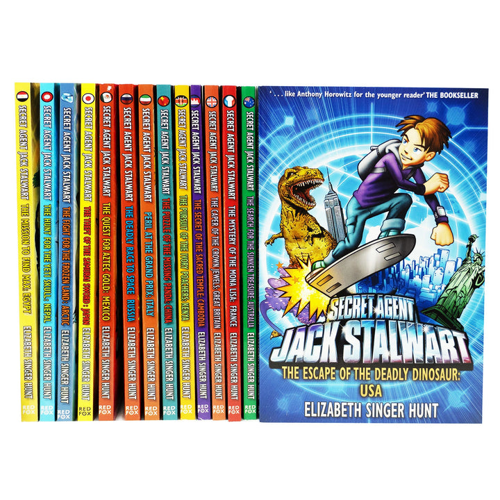 Secret Agent Jack Stalwart Collection By Elizabeth Singer Hunt 14 Books Set - Ages 5+ - Paperback 5-7 Red Fox