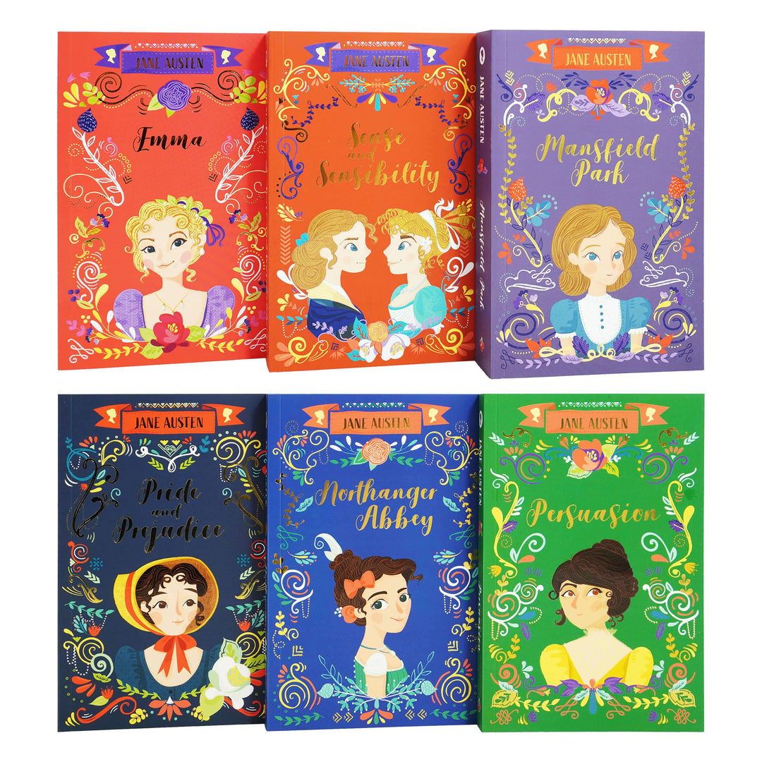 The Complete Jane Austen Collection 6 Books Box Set - Ages 9-14 - Paperback 9-14 Sweet Cherry Publishing