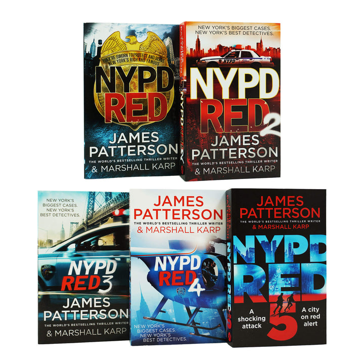 NYPD Red by James Patterson: Books 1-5 Collection Set - Fiction - Paperback Fiction Arrow Books