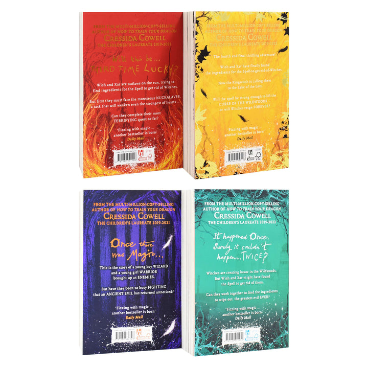 Wizards of Once Series By Cressida Cowell 4 Books Collection Set - Ages 9-14 - Paperback