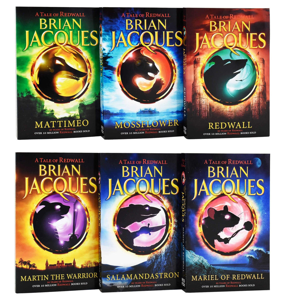 Redwall Series by Brian Jacques: 6 Books Collection Set - Ages 8-12 - Paperback B2D DEALS Penguin