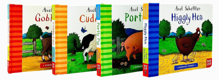Axel Scheffler Farmyard Friends 4 Books Children Collection - Ages 0-5 - Board Book