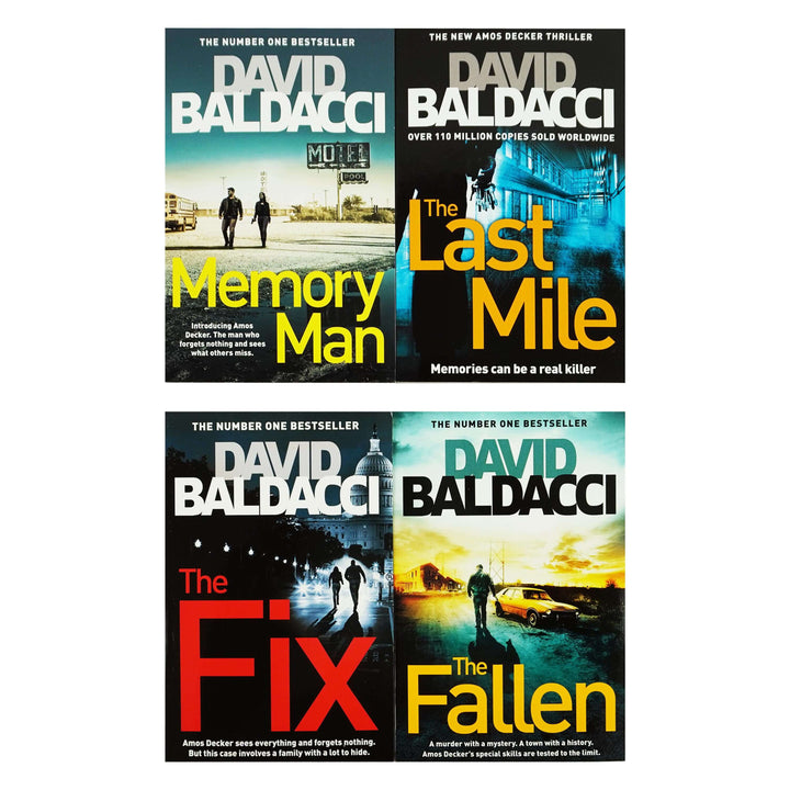 David Baldacci Amos Decker Series 4 Books Collection Set - Ages 18+ - Paperback Fiction Pan Macmillan