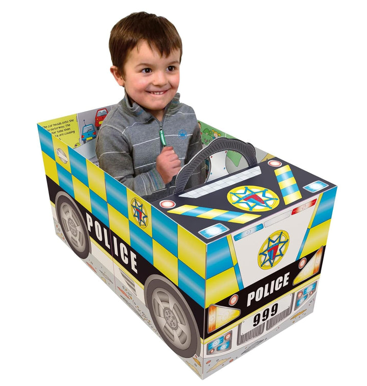 Convertible Police Car By Belinda Gallagher – Great Value Sit In Police Car, Interactive Playmat & Fun Storybook - Ages 2+ - Board Book