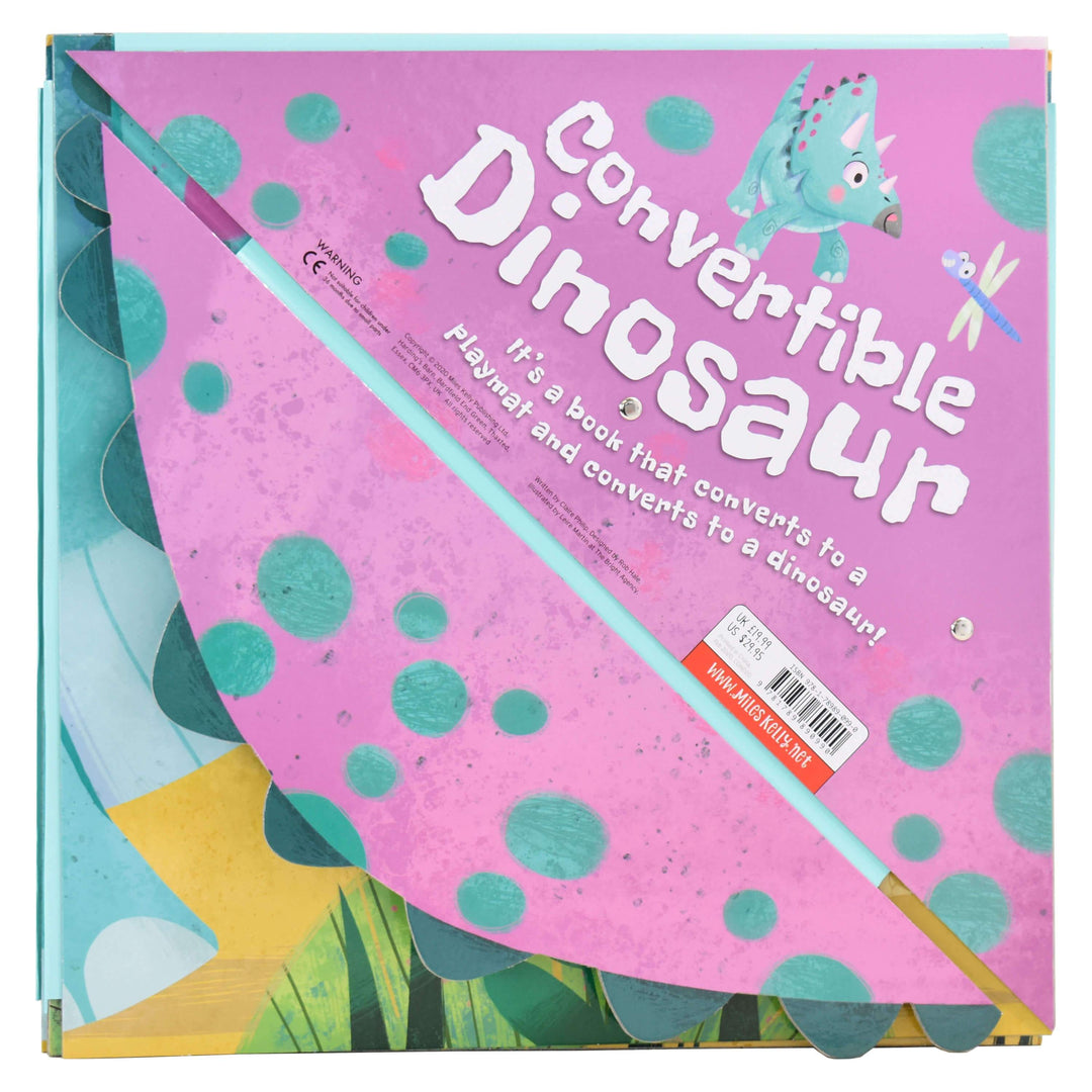Convertible Dinosaur By Claire Philip Great Value Sit In Dino, Interactive Playmat & Fun Storybook - Ages 2+ - Board Book