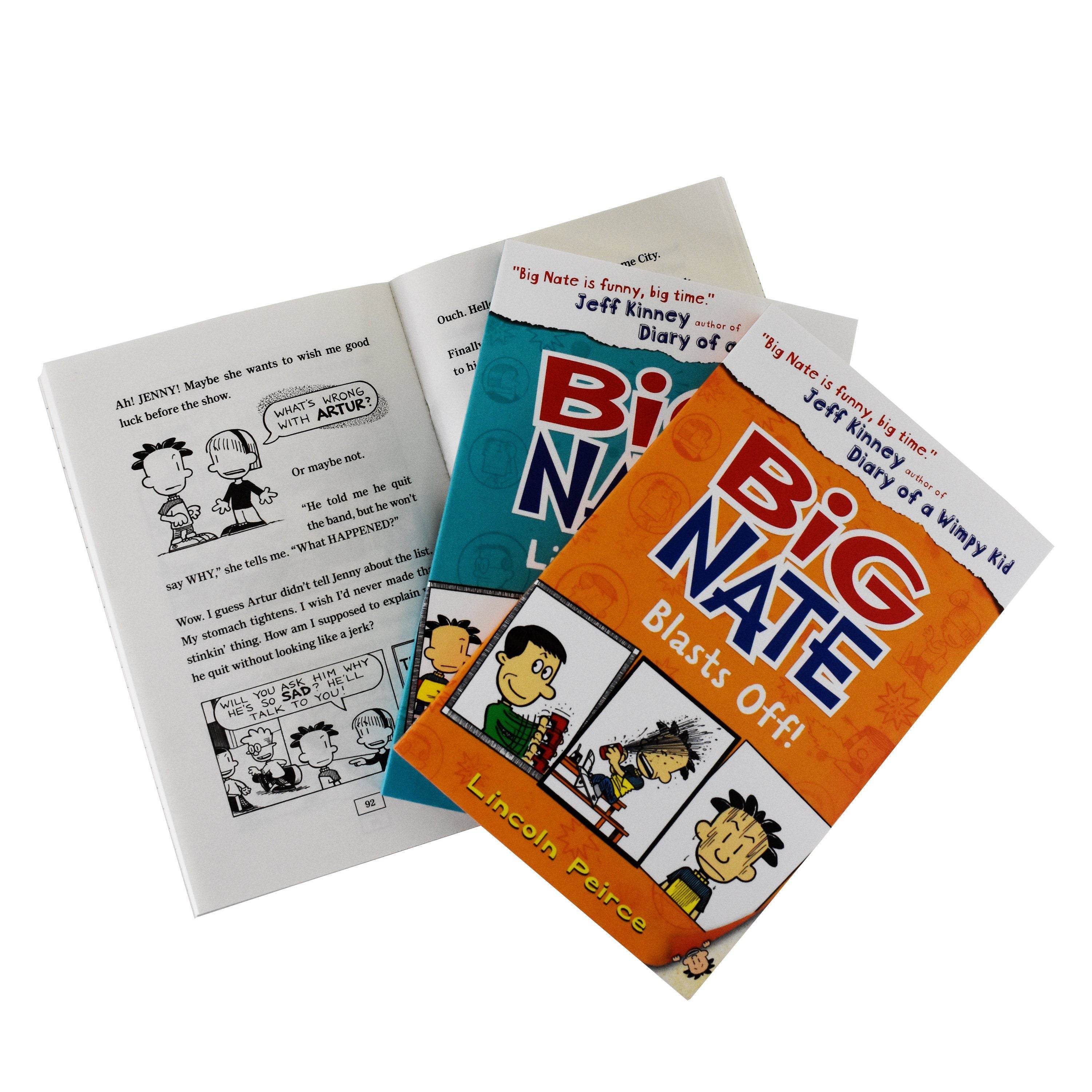 Big Nate Collection by Lincoln Peirce 8 Books – American Bookworm