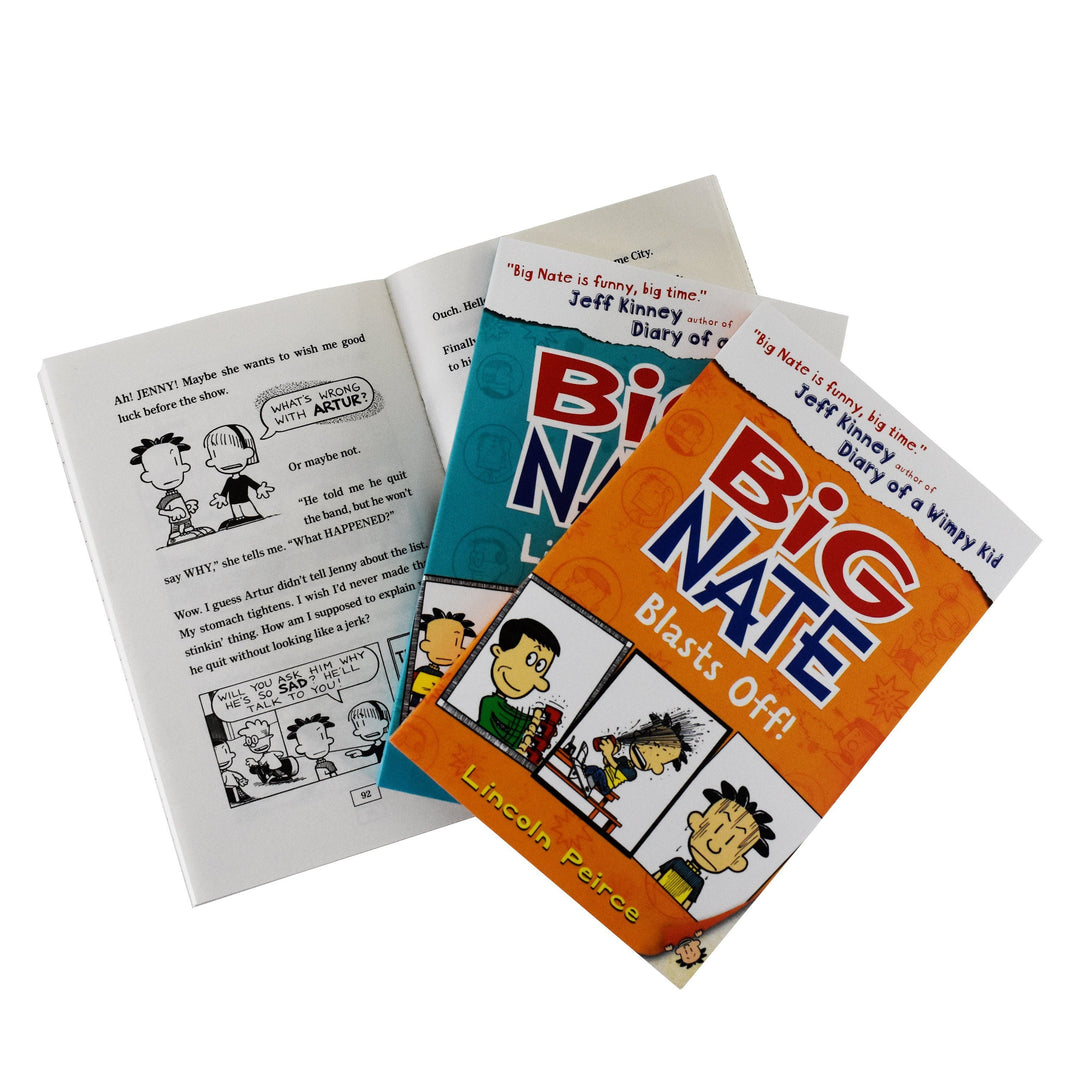 Big Nate Collection by Lincoln Peirce 8 Books – American Bookworm