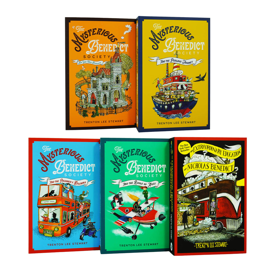 The Mysterious Benedict Society Complete Series 5 Books Collection by Trenton Lee Stewart - Age 9-14 - Paperback 9-14 Chicken House Ltd