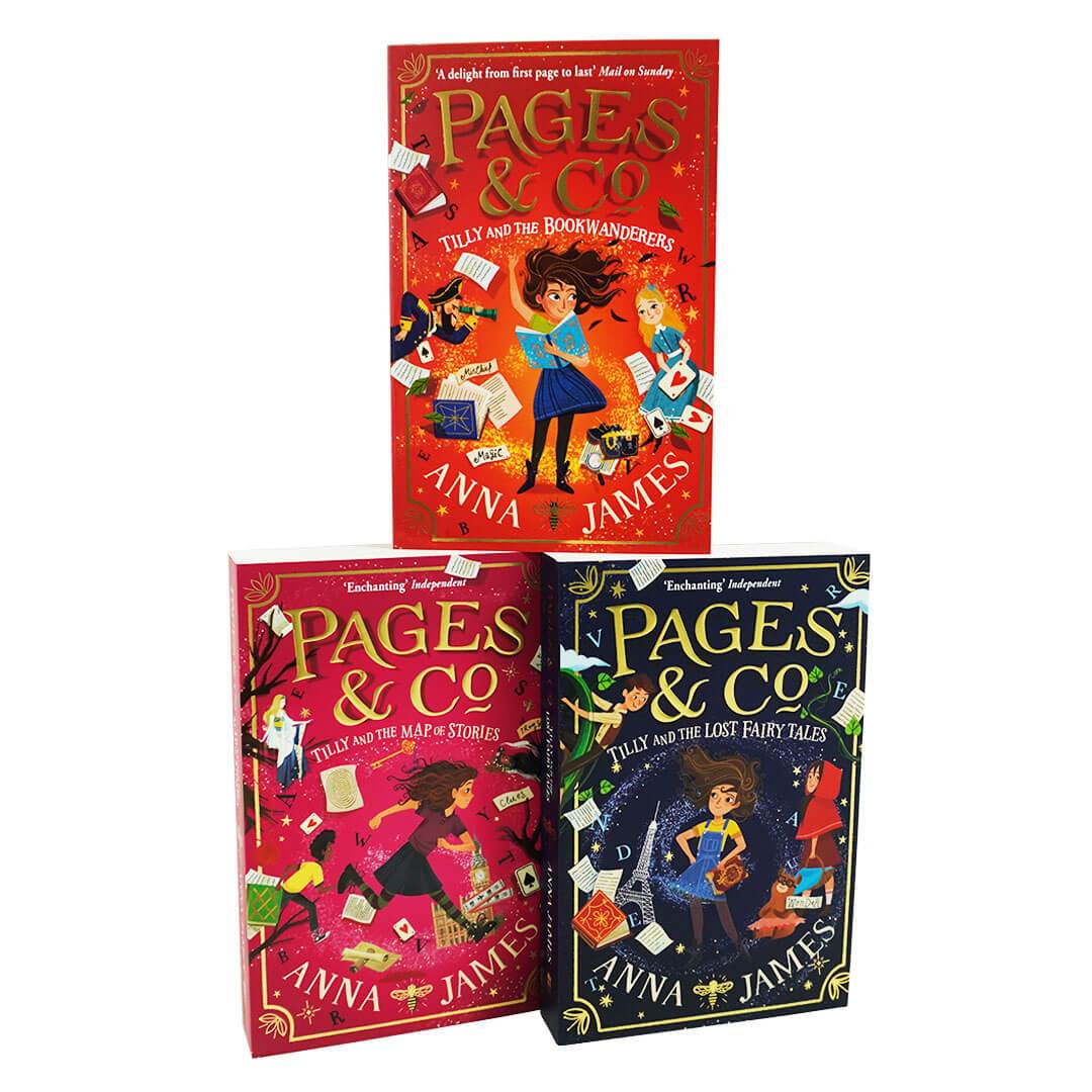 Pages & Co Series by Anna James 3 Books Collection Box Set - Age 9-14 - Paperback