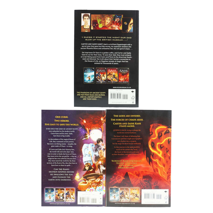 The Kane Chronicles Graphic Novels By Rick Riordan 3 Books Collection Set - Ages 9-16 - Paperback