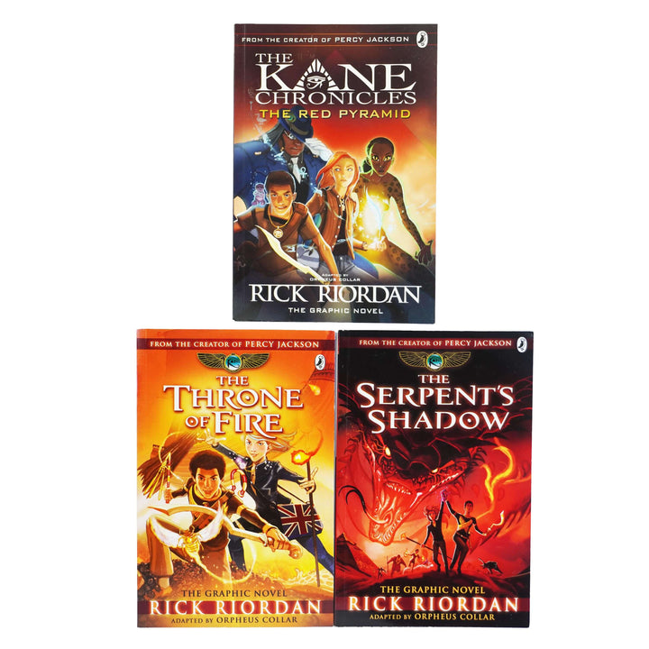 The Kane Chronicles Graphic Novels By Rick Riordan 3 Books Collection Set - Ages 9-16 - Paperback