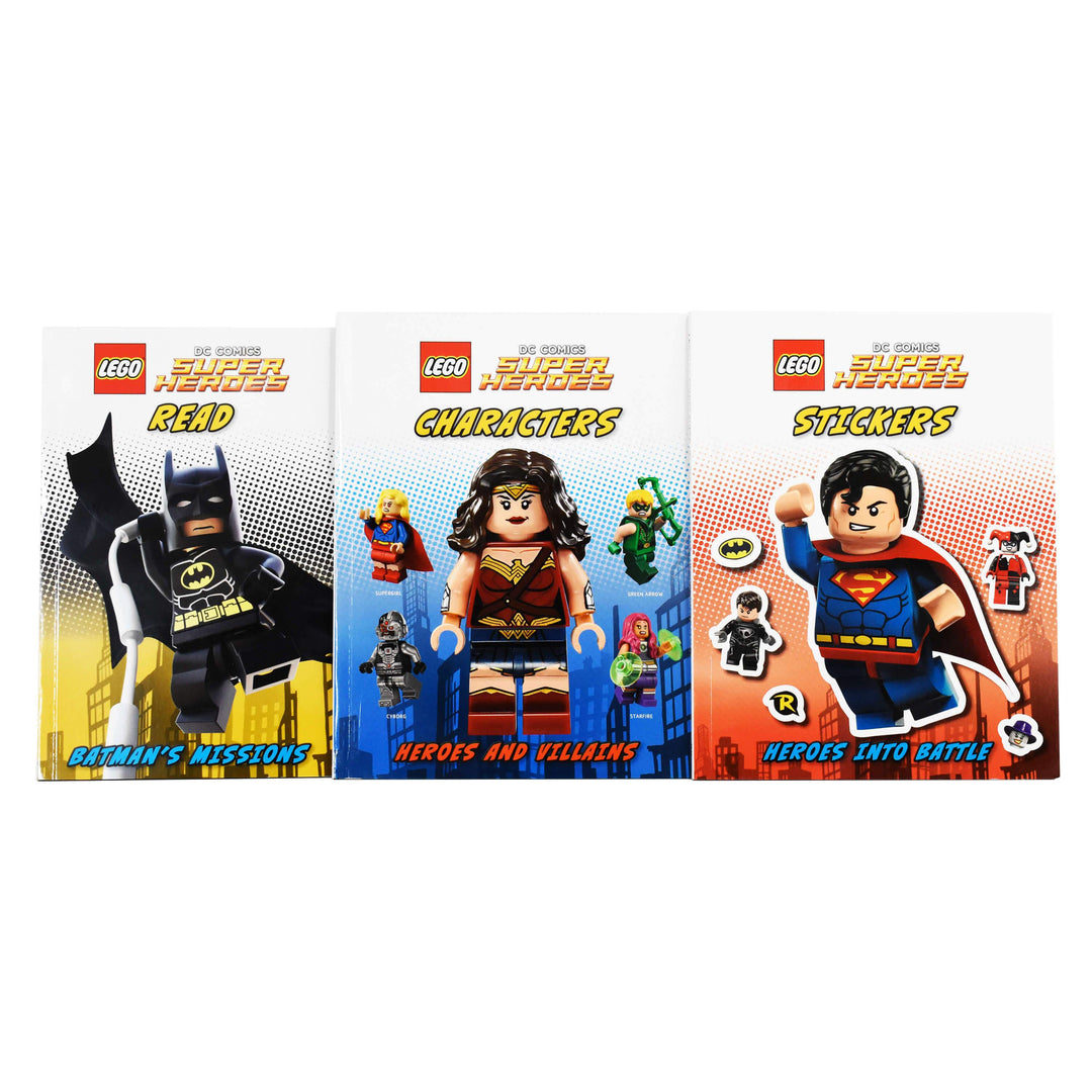 Lego DC Comics Super Heroes Folder Fun include 4 Books - Paperback - Age 7-9 7-9 DK Children