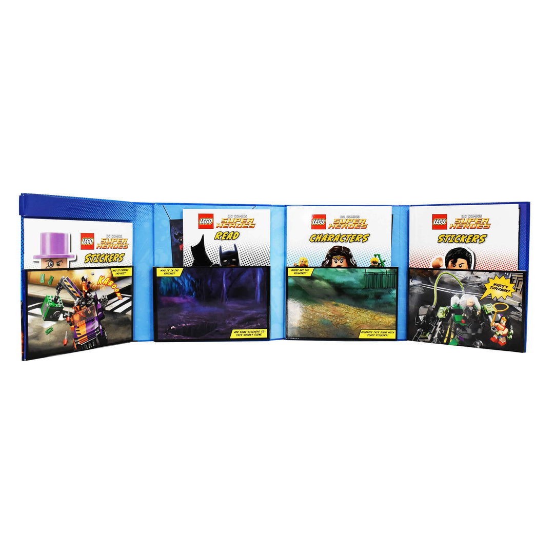 Lego DC Comics Super Heroes Folder Fun include 4 Books - Paperback - Age 7-9 7-9 DK Children