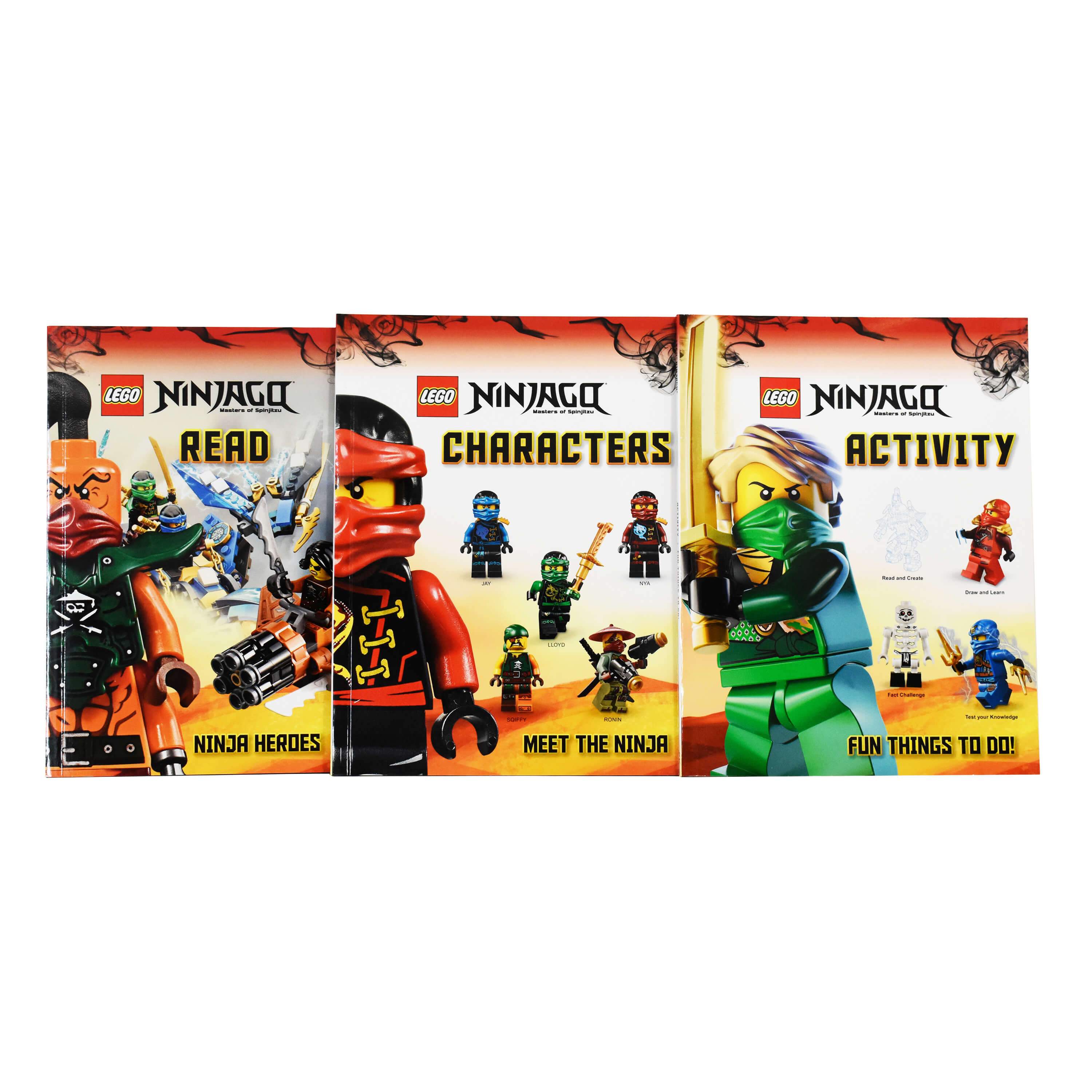 DK Lego Ninjago Folder Fun include 4 Books - Paperback - Age 7-9