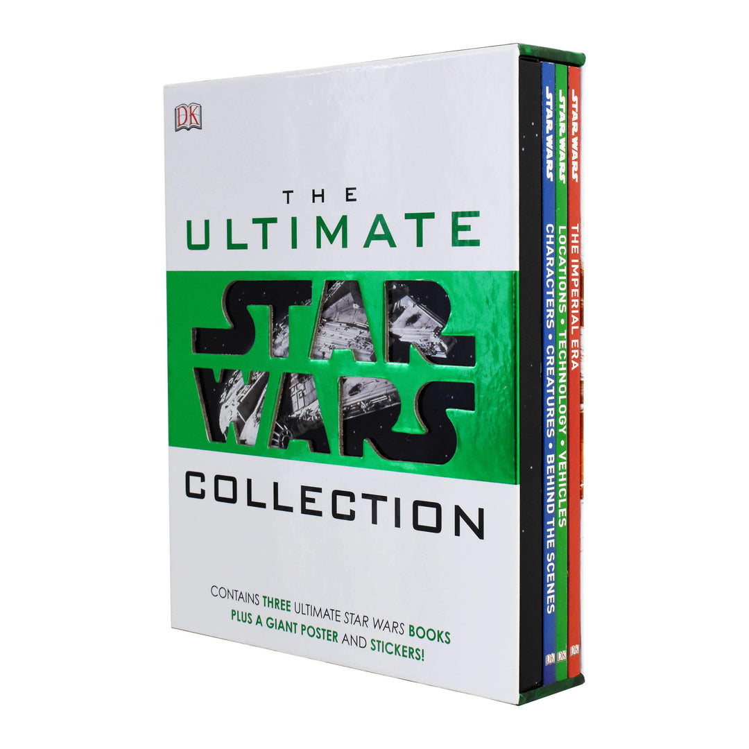 The Ultimate Star Wars Collection 3 Books Set with Poster and stickers- Hardback - Age 7-9 7-9 DK Publishing Ltd