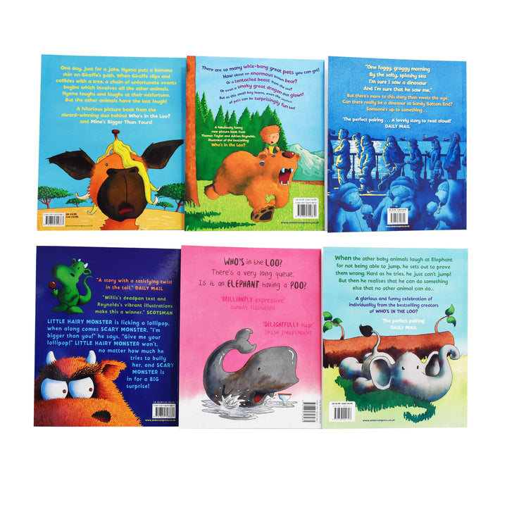 Jeanne Willis & Adrian Reynolds 6 Picture Books Collection Set - Ages 2+ - Paperback