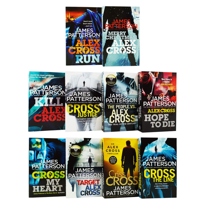 Alex Cross 10 Books Collection Set By James Patterson - Adult - Paperback Adult Arrow Books