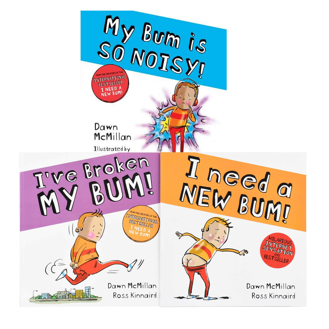 The New Bum Series 3 Book Collection – Ages 0-5 – Paperback By Dawn McMillan 0-5 Scholastic