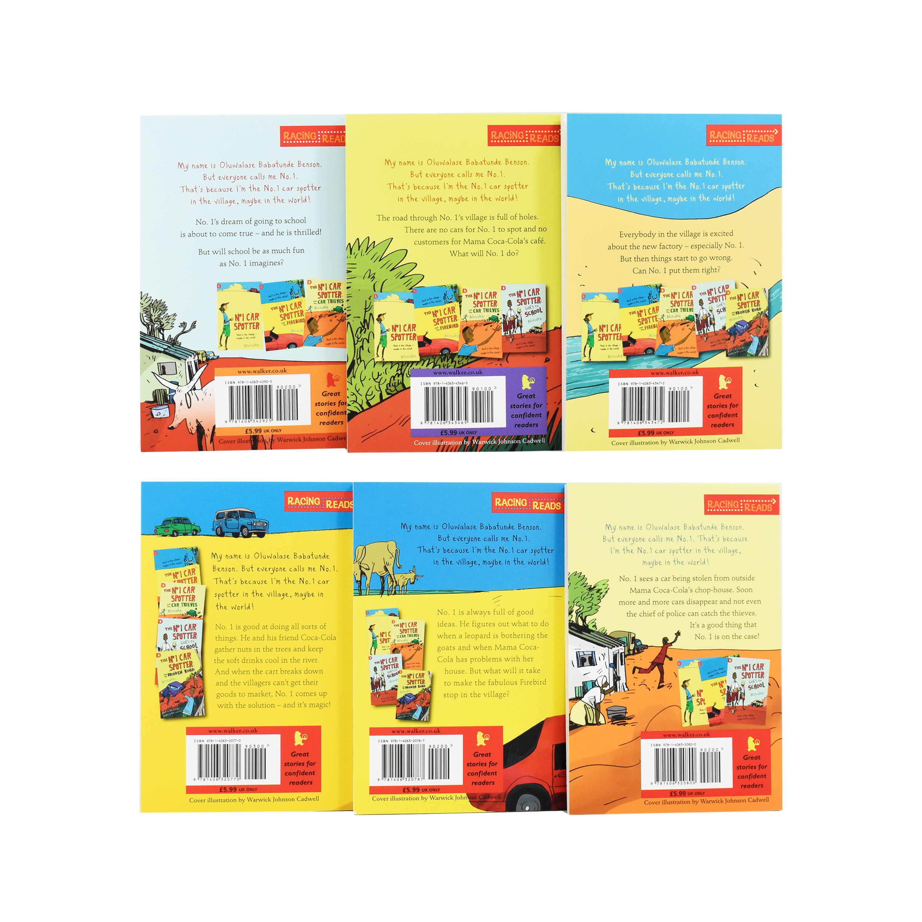 No 1 Car Spotter Series by Atinuke - 6 Books – American Bookworm