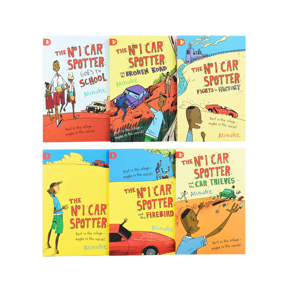 The No 1 Car Spotter Series 6 Books Collection Box Set by Atinuke - Ages 7-9 - Paperback 7-9 Walker Books