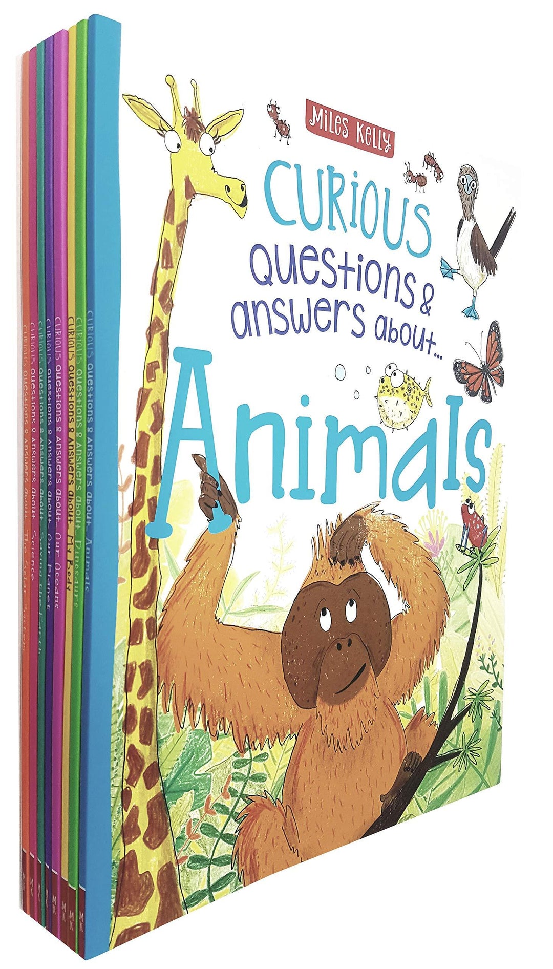 Curious Questions and Answers 8 Books Collection Set by Miles Kelly - Ages 5-7 - Paperback 5-7 Miles Kelly