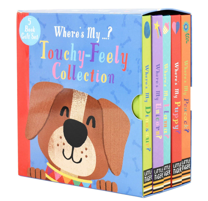 Where's My... Touchy-Feely Collection 5 Books Box Set by Kate McLelland - Ages 0-5 - Board Book B2D DEALS Little Tiger Press Group