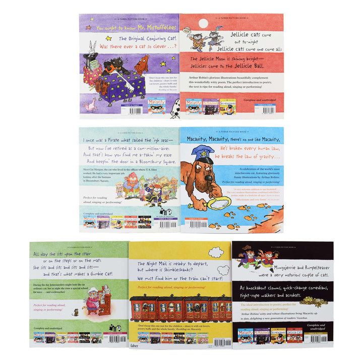 Old Possum's Cats by T. S. Eliot & Arthur Robins 7 Books Set - Ages 0-5 - Paperback