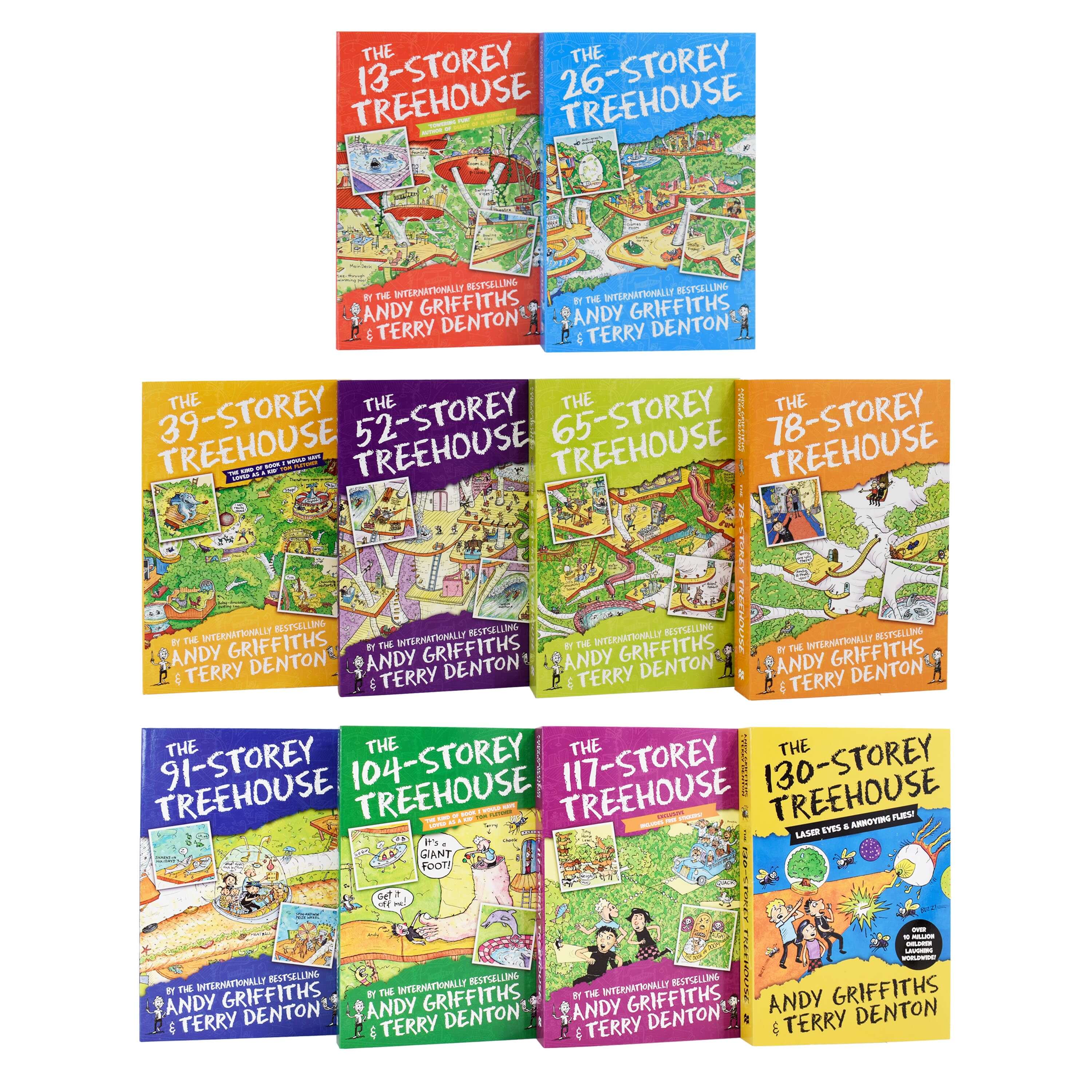 The Treehouse Series by Andy Griffiths & Terry Denton 10 Books Collection Set - Ages 5-11 - Paperback