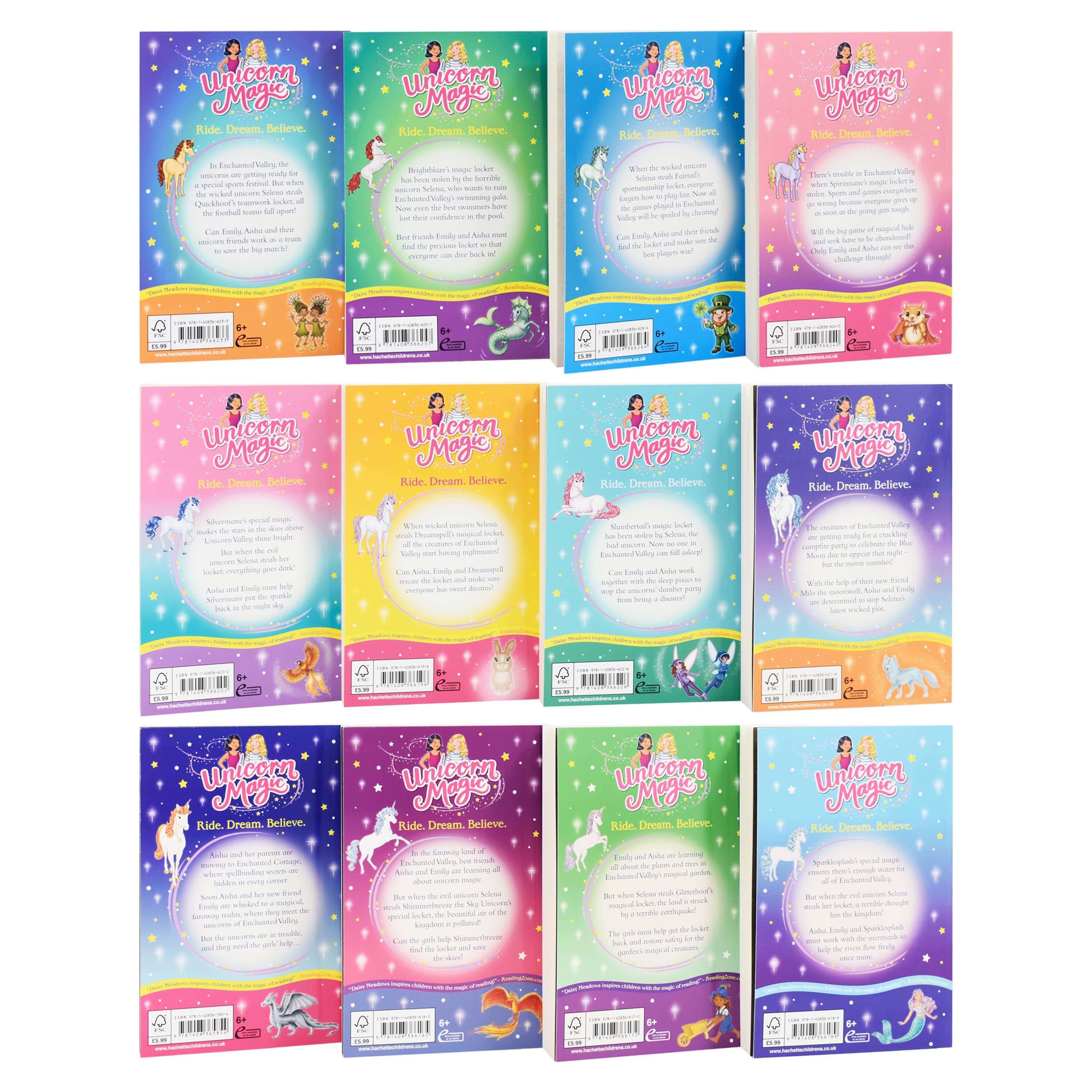 Unicorn Magic Daisy Meadows新作ファンタジー洋書12冊 Unicorn Magic Enchanted Valley - Daisy Meadows – American