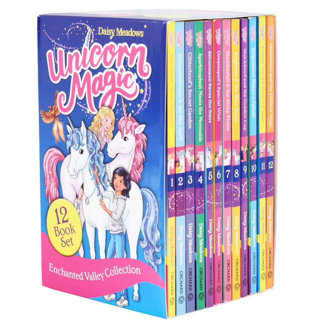 Unicorn Magic Enchanted Valley 12 Book Set Collection By Daisy Meadows - Ages 5-7 - Paperback 5-7 Orchard Books