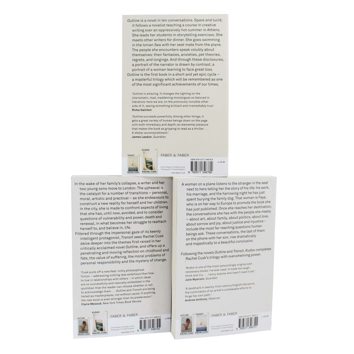 Outline Trilogy by Rachel Cusk 3 Books Collection Set - Fiction - Paperback