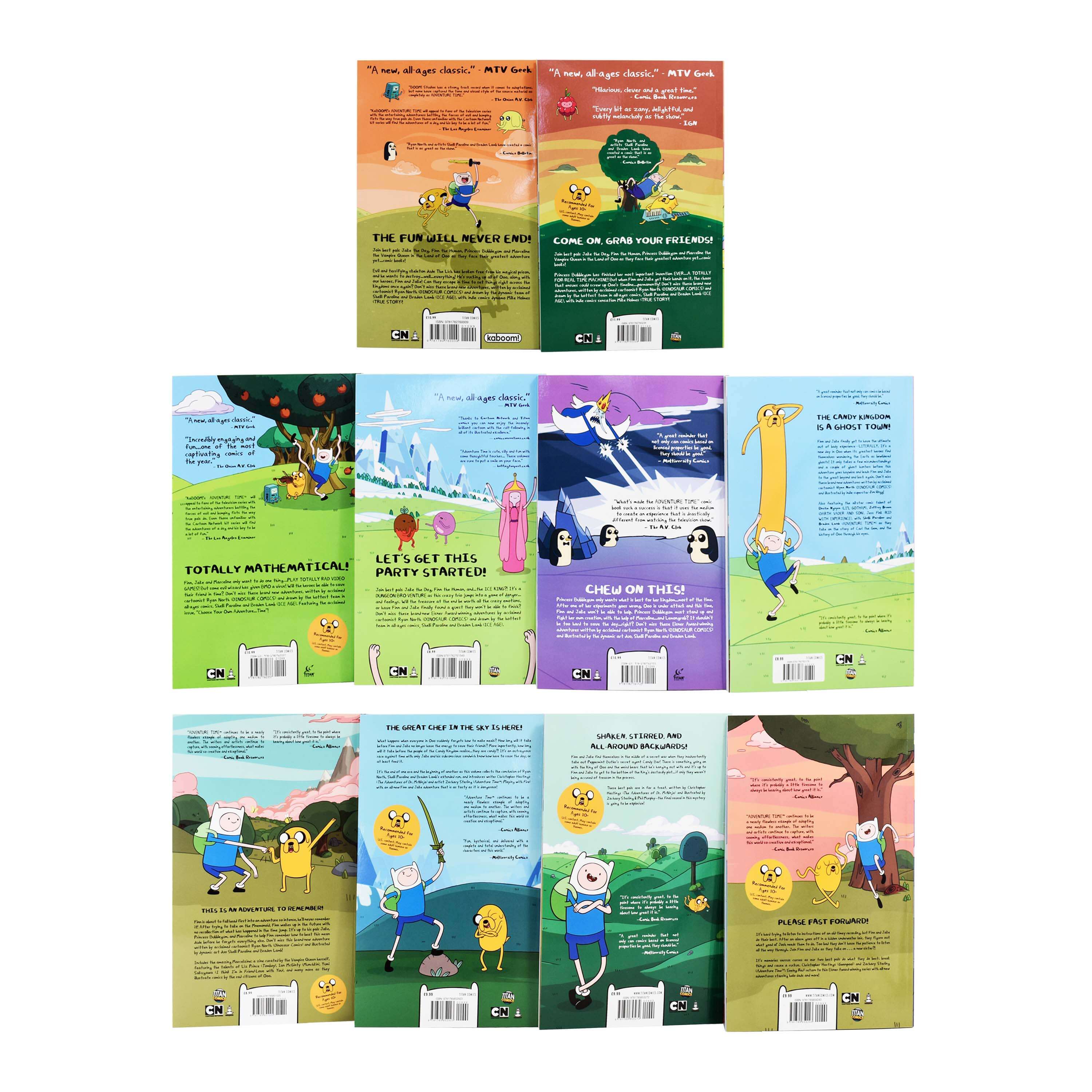 Adventure Time Series Volume 1-10 Graphic Novels – American Bookworm