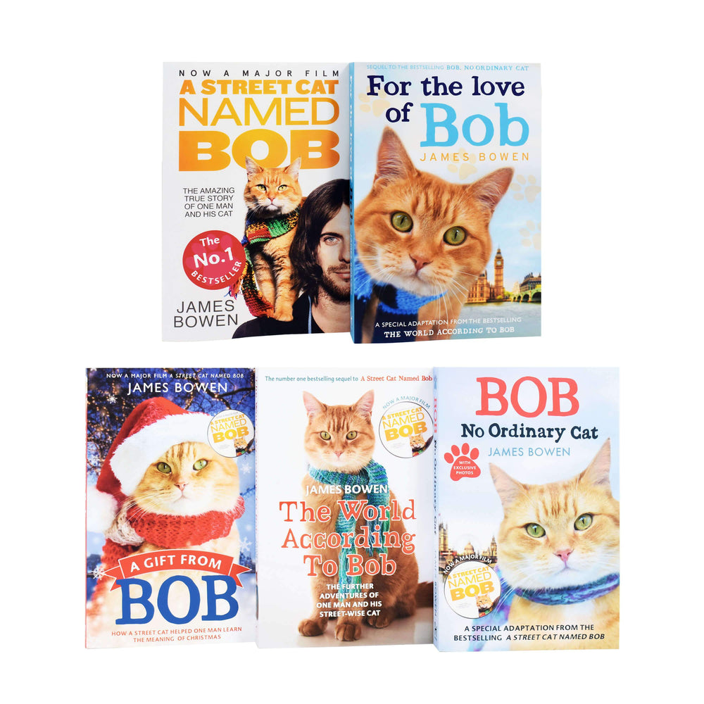 James Bowen Bob 5 Books Set - Ages 7-9 - Paperback 7-9 Hooder