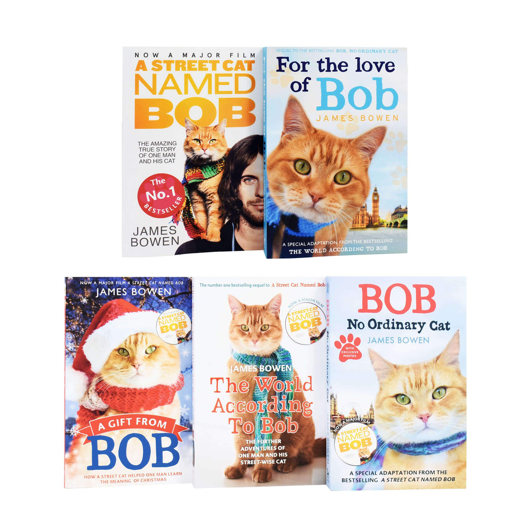 James Bowen Bob 5 Books Set - Ages 7-9 - Paperback 7-9 Hooder