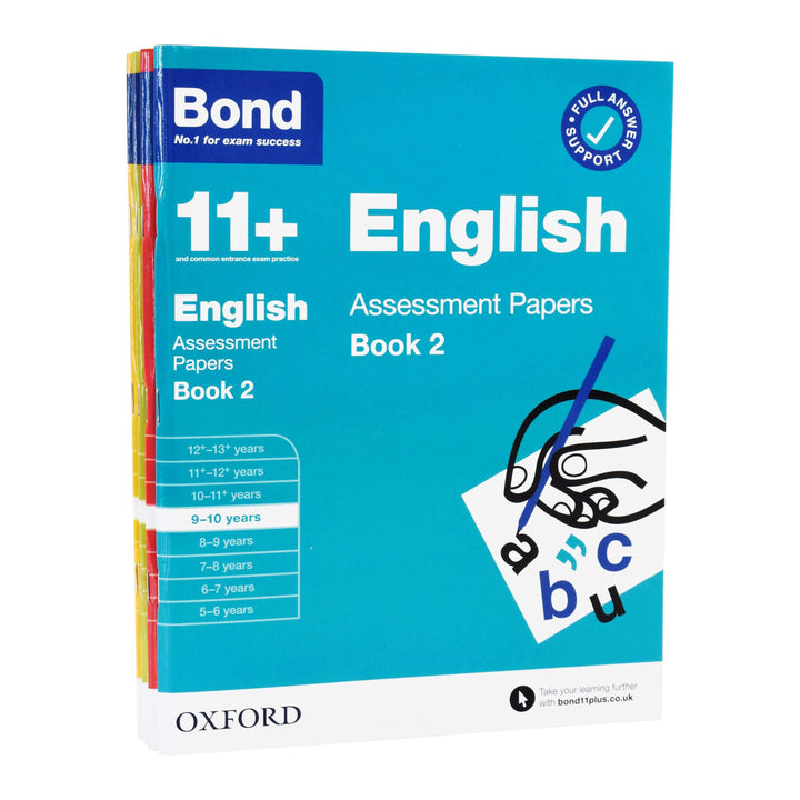 Bond 11+ Assessment Papers Book 2, 9-10 Years bundle (No.1 for exam success) - Paperback 9-14 Oxford University Press