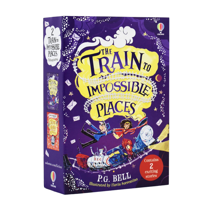 Train To Impossible Places 2 Books Collection Set By P.G. Bell - Ages 7-9 - Paperback 7-9 Usborne