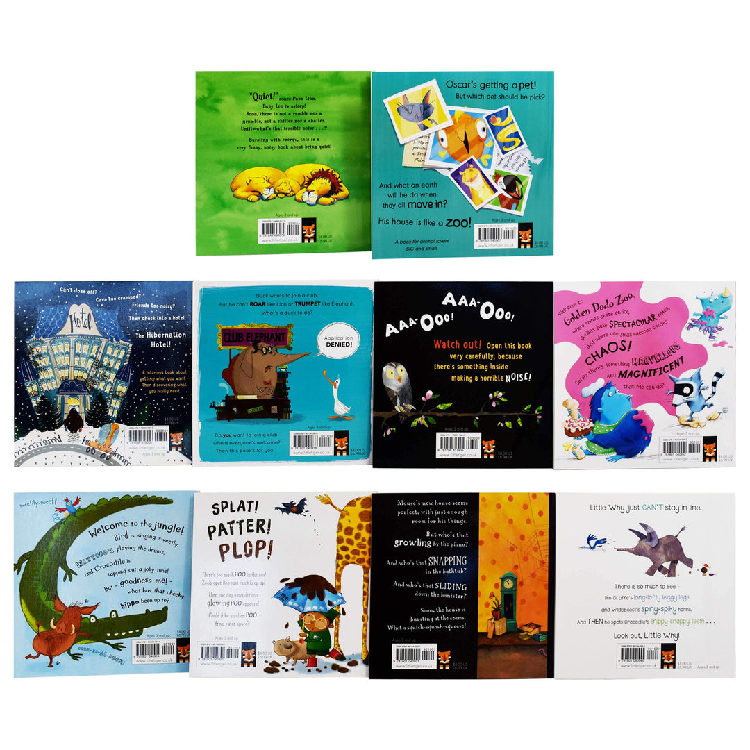 Zoo Picture 10 Books Ziplock Bag – Ages 0-5 – Paperback – Little Tiger 0-5 Little Tiger