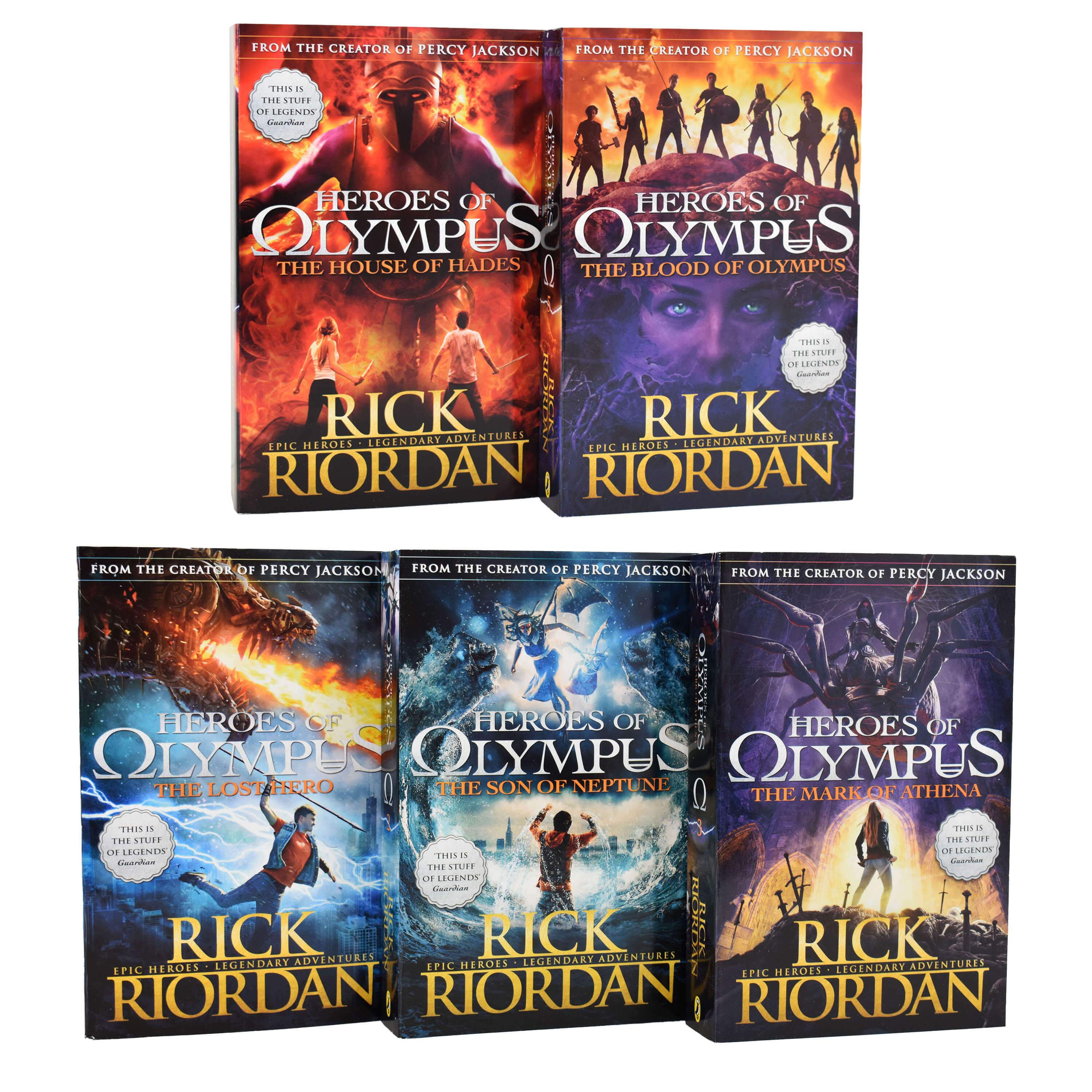 Rick Riordan deals nThe Heroes of Olympus Hardcover set Percy Jackson