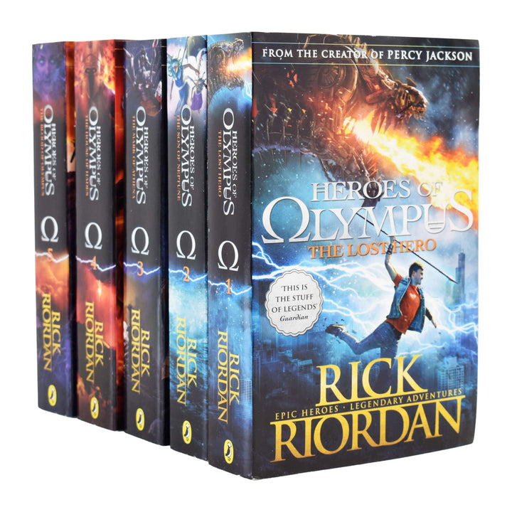 Heroes of Olympus Complete Collection 5 Books Set By Rick Riordan - Age 9-14 - Paperback 9-14 Penguin