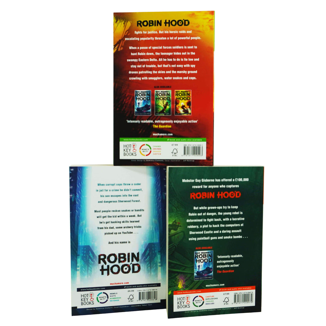 Robin Hood Series by Robert Muchamore 3 Books Collection Set - Ages 9-14 - Paperback