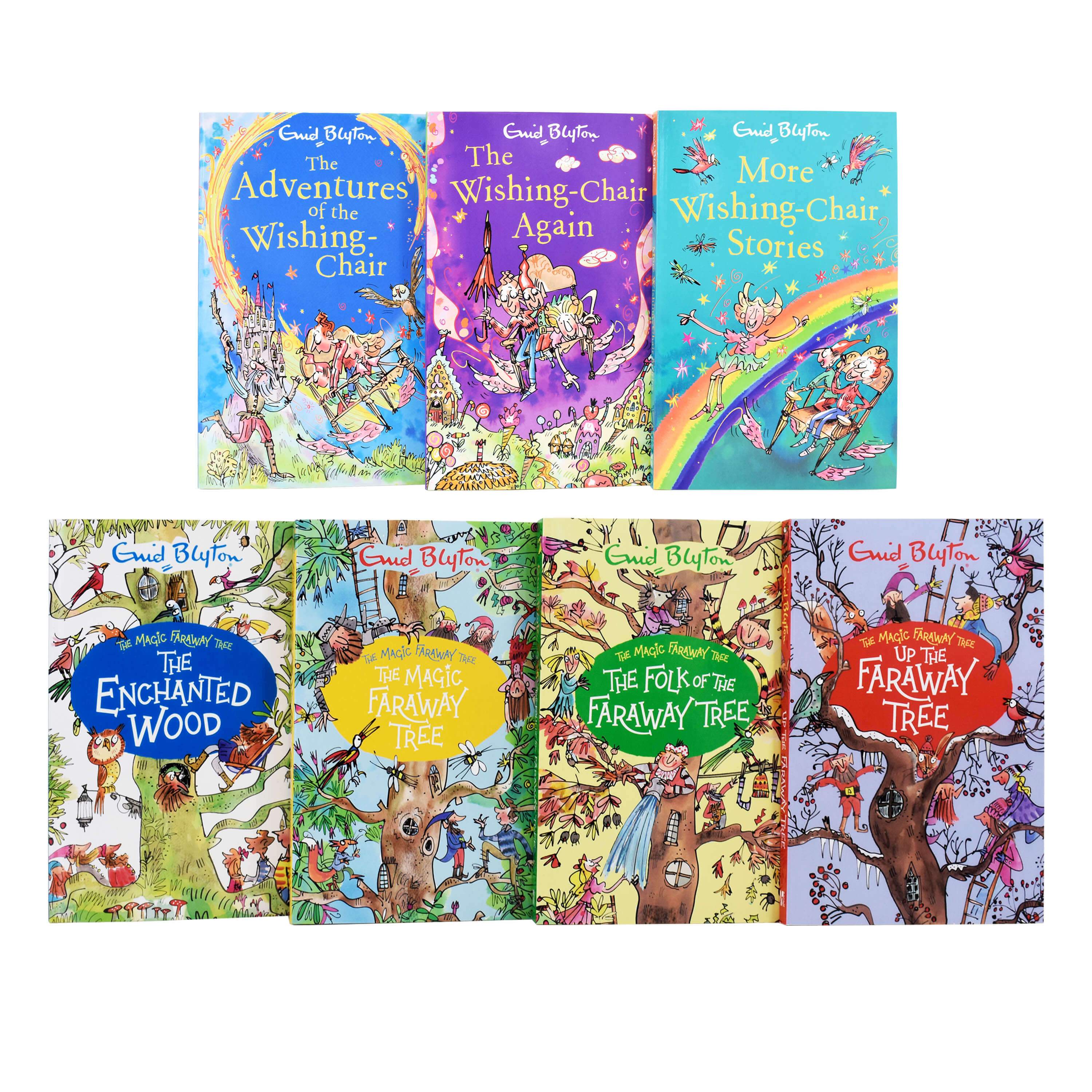 The Magical Worlds By Enid Blyton Complete Collection 7 Books Box Set - Ages 7-9 - Paperback