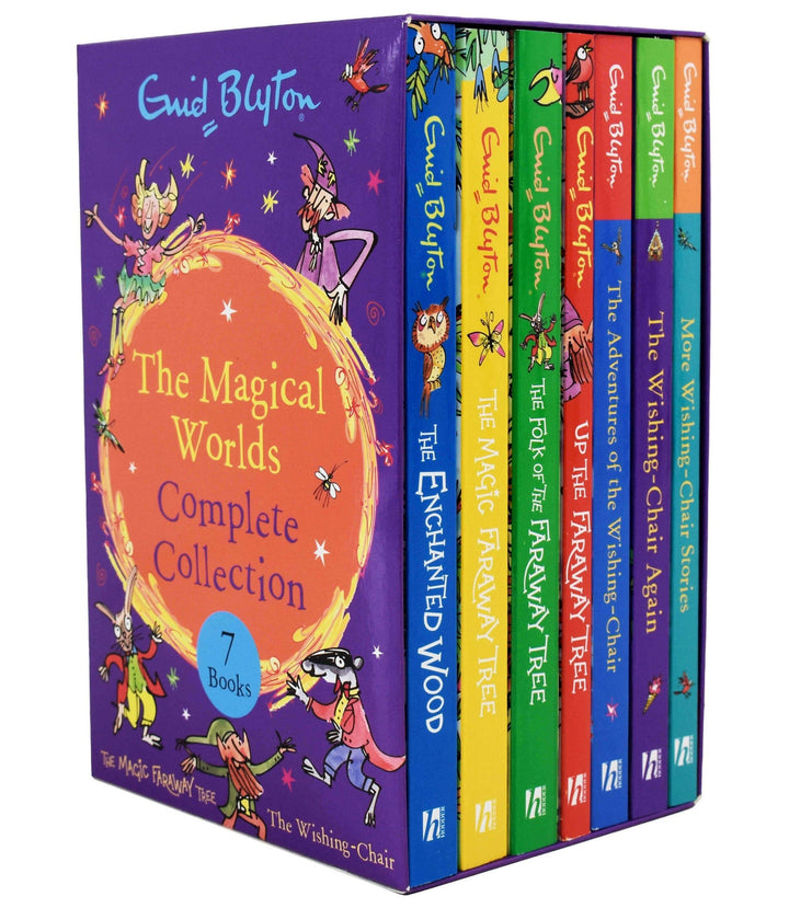 The Magical Worlds By Enid Blyton Complete Collection 7 Books Box Set - Ages 7-9 - Paperback 7-9 Hodder & Stoughton