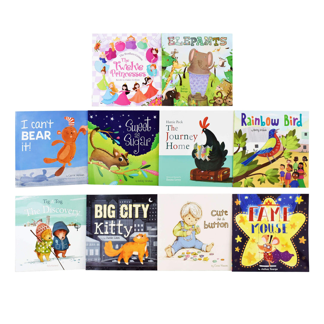 Sweet Dreams Children's Picture Storybook Collection 10 Books Set in Bag - Ages 0-5 - Paperback 0-5 Top That Publishing