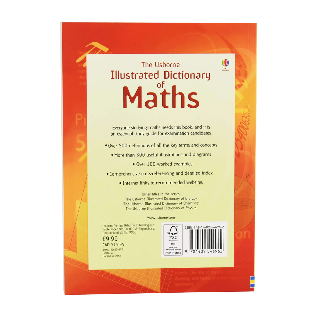 The Usborne Illustrated Dictionary of Maths By Tori Large - Ages 5-7 - Paperback 5-7 Usborne Publishing Ltd