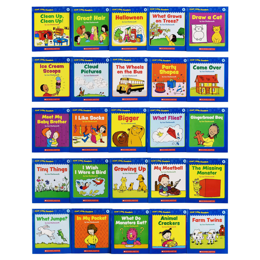 First Little Readers: Guided Reading Level - B (Parent Pack) 25 Books Box Set By Liza Charlesworth - Ages 0-5 - Paperback