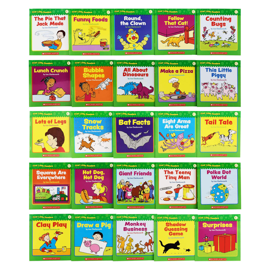 First Little Readers: Guided Reading Level - C (Parent Pack) 25 Books Box Set By Liza Charlesworth - Ages 0-5 - Paperback