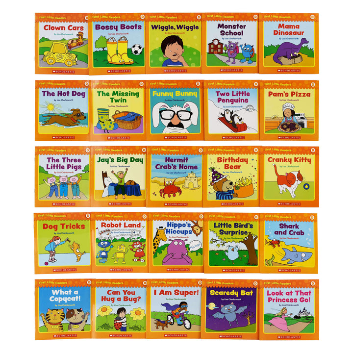 First Little Readers: Guided Reading Level - D (Parent Pack) 25 Books Box Set By Liza Charlesworth - Ages 5-7 - Paperback