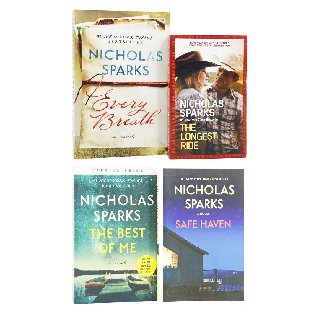 Nicholas Sparks 4 Books Collection Set - Fiction - Paperback