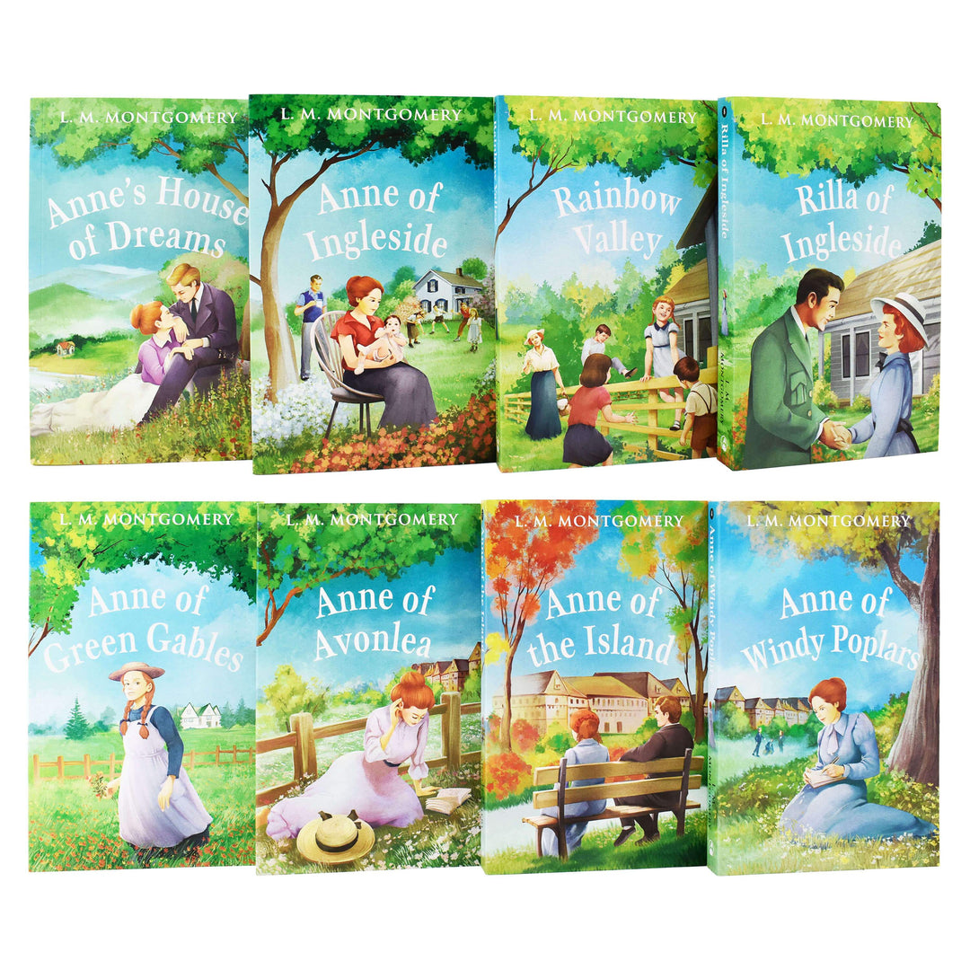 Anne Of Green Gables The Complete Collection 8 Books Set By L.M. Montgomery - Ages 9-14 - Paperback 9-14 Classic Editions